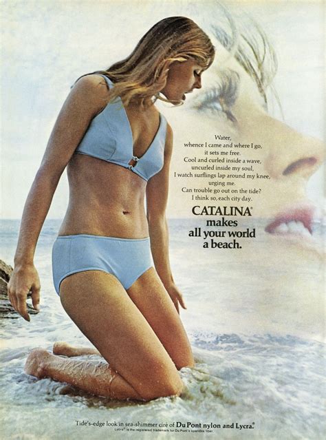 Vintage Bikini Print Ads Glamour