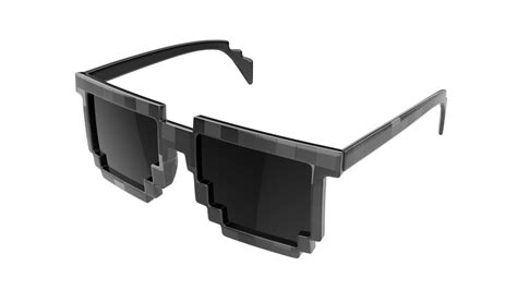 Black Pixel Sunglasses 3d Model Youtube