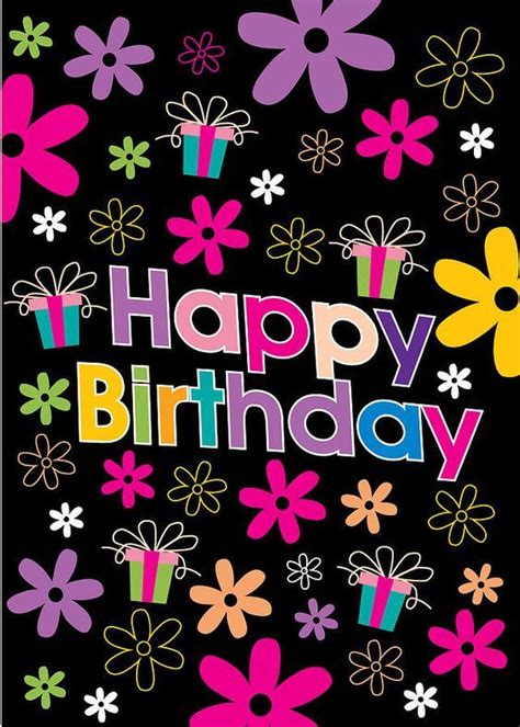 Retro Happy Birthday Flowers Pictures Photos And Images For Facebook