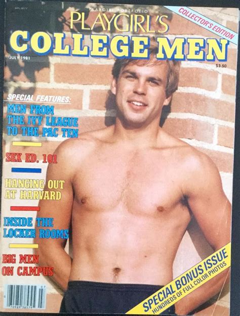 Playgirl S College Men July Special Edition Hard To Find