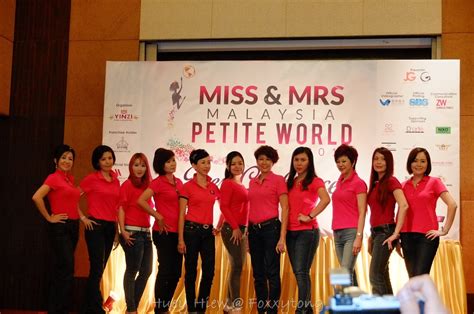 Kee Hua Chee Live Miss And Mrs Malaysia Petite World 2015 Press