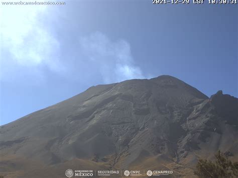Reporte Del Monitoreo De Cenapred Al Volcán Popocatépetl Hoy 29 De