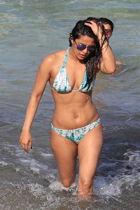 Priyanka Chopra In Bikini On The Beach In Miami Hawtcelebs