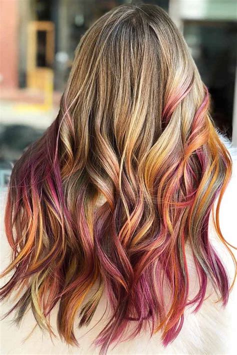 55 Fabulous Rainbow Hair Color Ideas