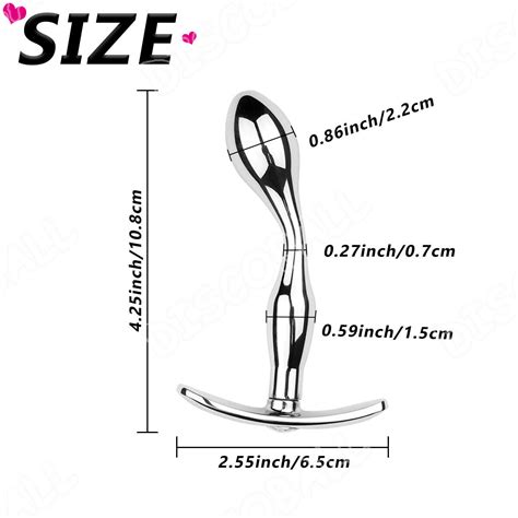 stainless steel anal butt plug anus vagina opener expander sex toys men women ebay