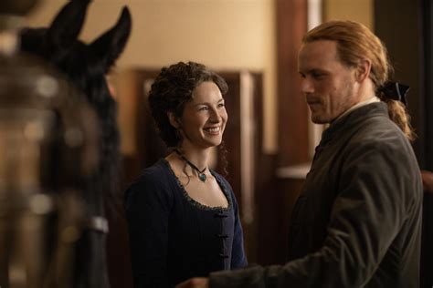 Here Is A New Still Of Jamie And Claire In Outlander 5×06 “better To Marry Than Burn” Source