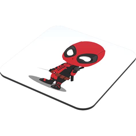 Baby Deadpool Coaster Just Stickers Just Stickers