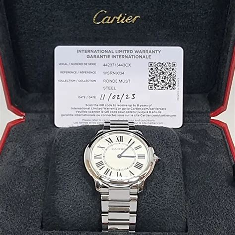 Cartier Ronde Must De Cartier 36mm Quartz Stainless Steel Watch Eur 2