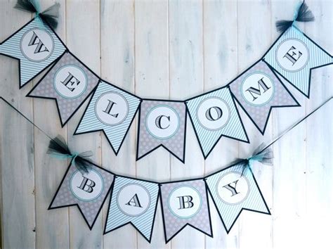 Welcome Baby Banner By Announciation Baby Banners Welcome Baby