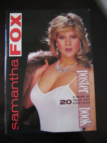 Samantha Fox Poster Book A Book Of 20 Tear Out Posters Bill Shipton
