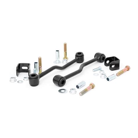 Rough Country Jeep Front Sway Bar Links 4 5 Inch Lifts 97 06 Wrangler