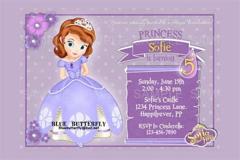 You can download your free disney sofia the first . 11+ Disney Invitation Designs & Templates - PSD, AI | Free ...