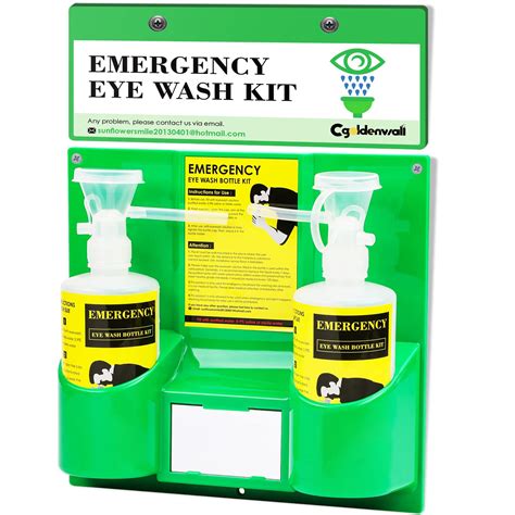 Buy Cgoldenwall Eye Wash Station Portable Eye Wash Kit For Emergency Wall Ed Eyewash Station