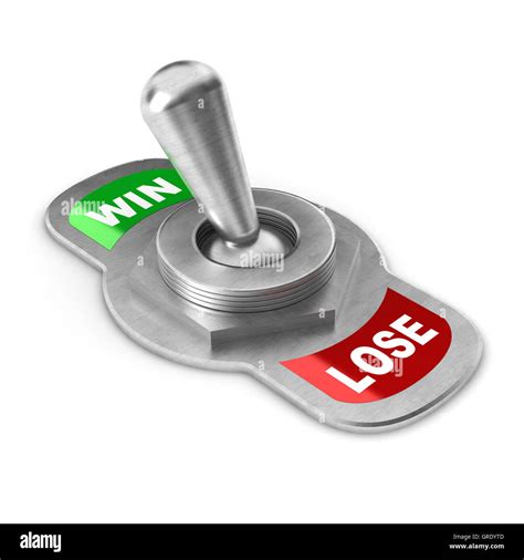 Win Vs Lose Switch Stock Photo Alamy