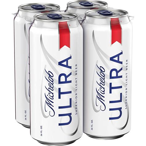Michelob Ultra Beer 16 Oz Cans Shop Beer And Wine At H E B