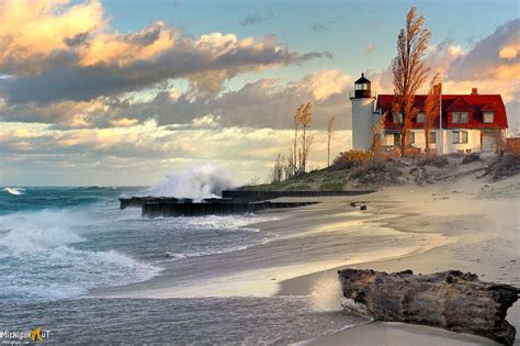 Image Result For Michigan Landscape Photography Beautiful Lighthouse