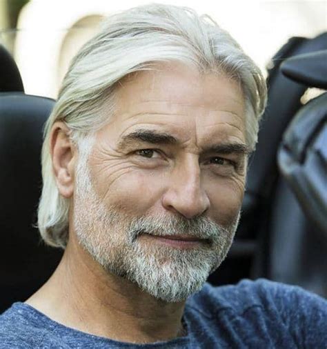 10 Of The Coolest Long Hairstyles For Older Men Older Mens Long Hairstyles Older Men Haircuts