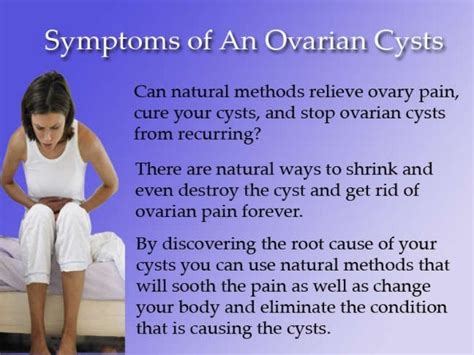Symptoms Of An Ovarian Cysts