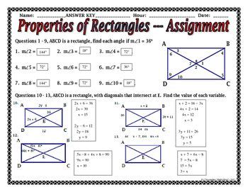 Have your say about what you just read! Quadrilaterals - Properties of Rectangles Notes and ...