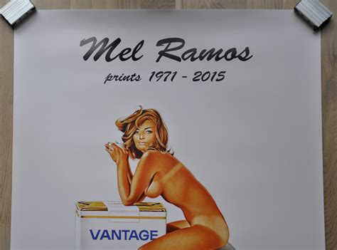 Mel Ramos Sex Pin Up Cigarette Original Pop Art Poster Expo Etsy Canada
