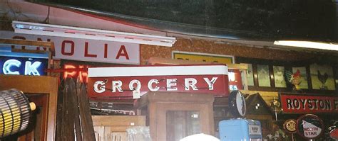 The World Of Jek Antique Neon Grocery Store Sign