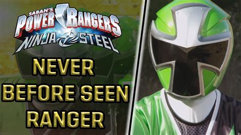 Never Before Seen Green Ranger Power Rangers Ninja Steel Youtube