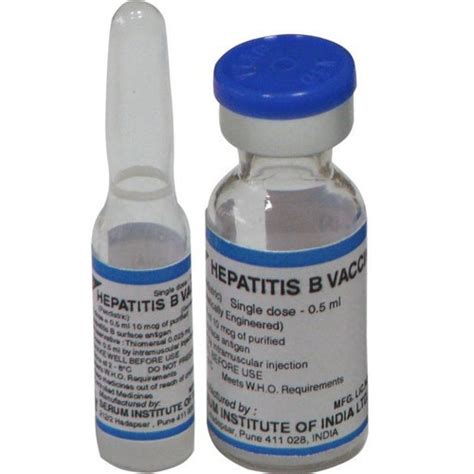Hepatitis B Vaccine injection, for Hospital, Rs 100/pack Prissm Pharma
