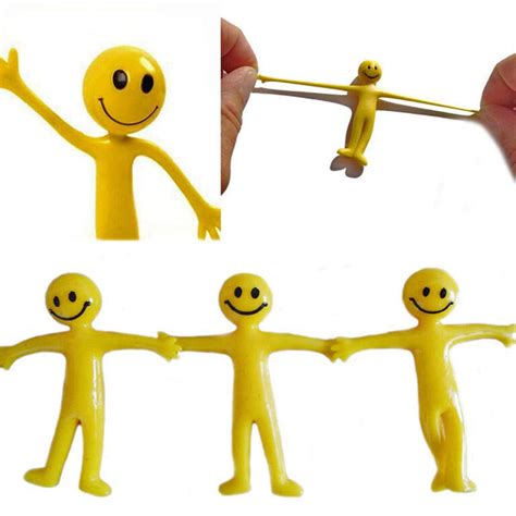 Stretchy Smiley Sticky Man Fidget Raztegljiva Igrača Za Otroke