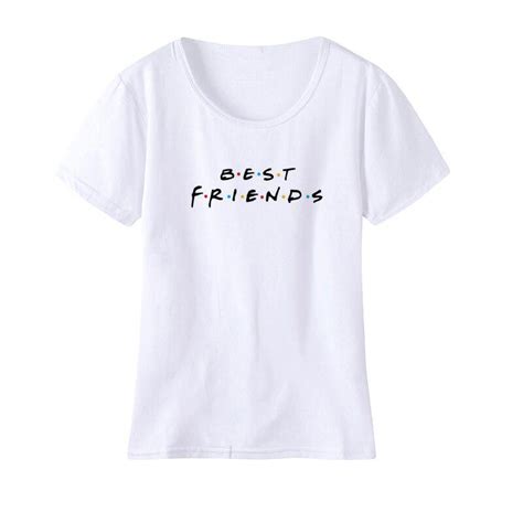 buy best friends t shirts women bff besties t shirt friends tv ladies matching friend funny t at
