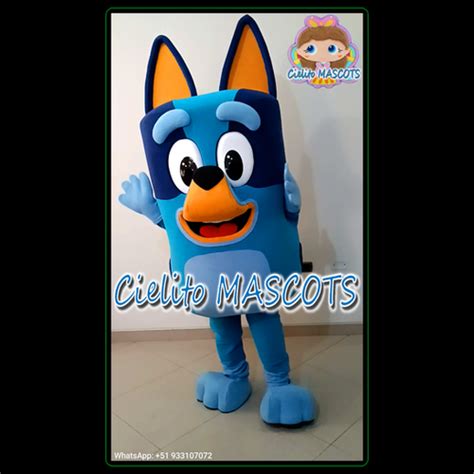 Bluey Mascot Costume Cielito Mascots