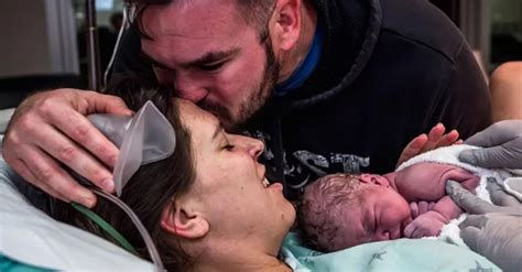 The Power Of Fatherhood Heartwarming Photos Of A Dad Welcoming His Newborn