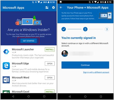 An Early Look At The New Your Phone App On Windows 10 Grovetech