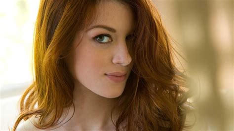 Stoya Pornstar Women Redhead Hair In Face Wallpapers