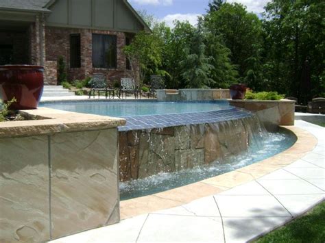 Steps, displays, plant stands, equipment mounts, work. 20 Awesome Infinity Pool Designs With Waterfalls - Housely