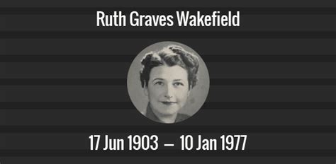 Ruth Graves Wakefield Death Anniversary