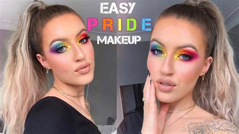 Pride Rainbow Eye Makeup Tutorial Youtube