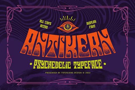 40 Of The Best Psychedelic Fonts For Trippy Designs Bittbox