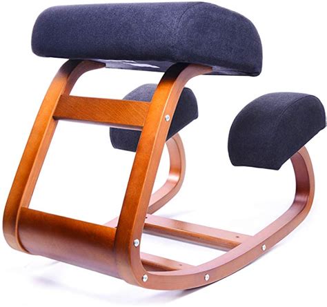 Ergonomic Kneeling Chair Balans Posture Correcting Wooden Stool For