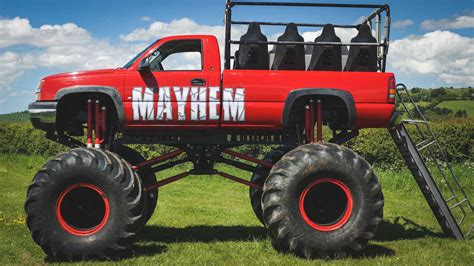 Chevrolet Silverado Monster Truck Heads To Auction With 11 Seats