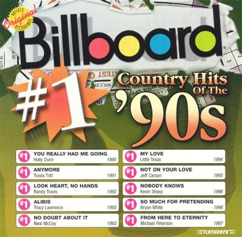 Billboard 1 Country Hits Of The 90s Various Artists