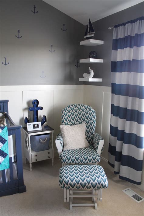 Welcome to my baby boy alfie's nursery! Navy Nautical Nursery - Project Nursery