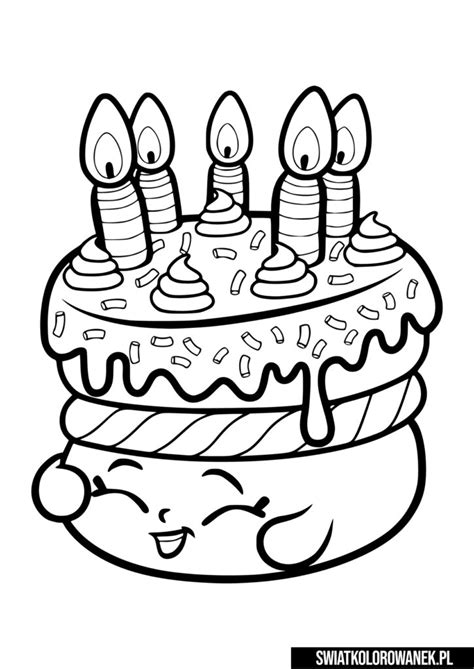 Pusheen Tort Urodzinowy Darmowe Kolorowanki Do Druku