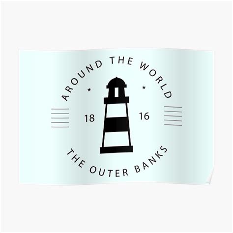 Outer Banks Light House Poster By Piyushsaini768 Redbubble