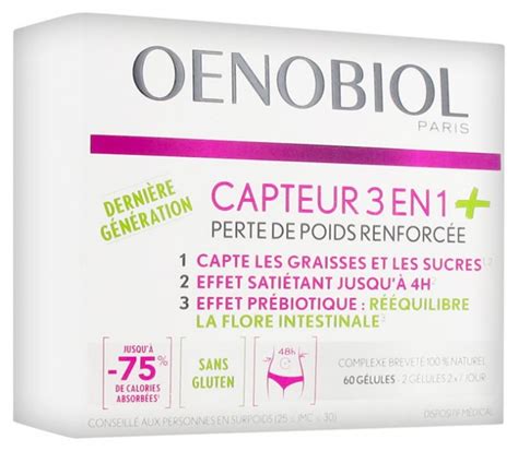 Oenobiol 3 On 1 Weight Loss Reinforced Captor 60 Capsules