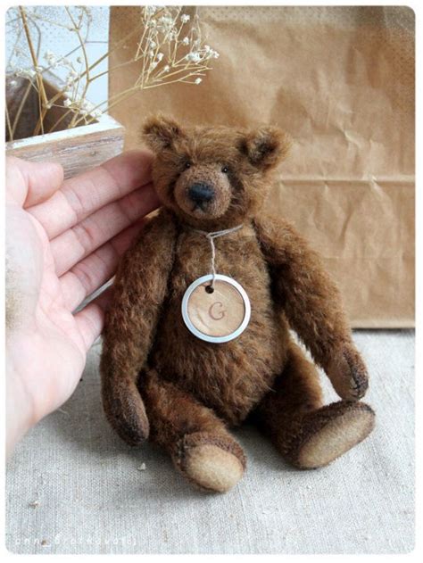 Gustav Classic Bear By Anna Bratkova Handmade Teddy Bears On Tedsby