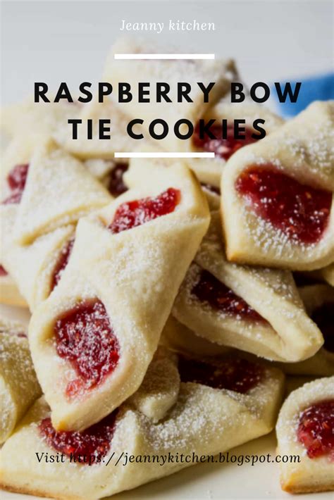 See more ideas about desserts, raspberry recipes, recipes. Raspberry Bow Tie Cookies #christmas #cookies | Jeanny ...