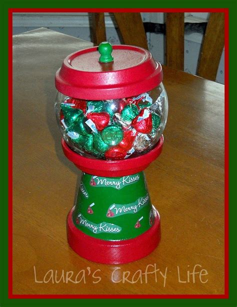 Terra Cotta Christmas Candy Dishes Crafts Ideas Clay Pot Crafts