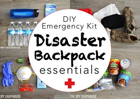 Diy Disaster Backpack Emergency 72 Hour Kit The Diy Lighthouse