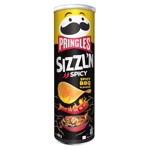 Pringles Sizzln Spicy Bbq Ocado