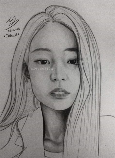 Hair drawing at getdrawings com free for personal use hair. BLACKPINK DRAWING TUTORIAL | BLINK (블링크) Amino